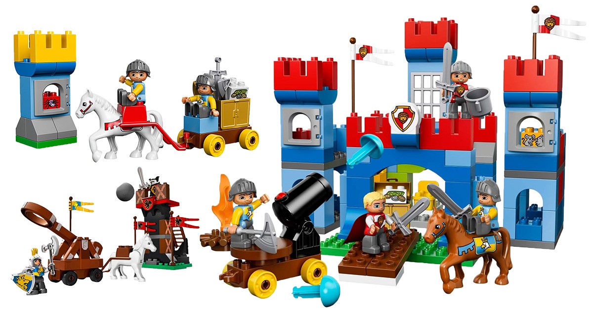 Lego Duplo Ritterburg aus 4777 4988 4779 großer WAPPENSTEIN HOCH Wappen 8er Nopp 