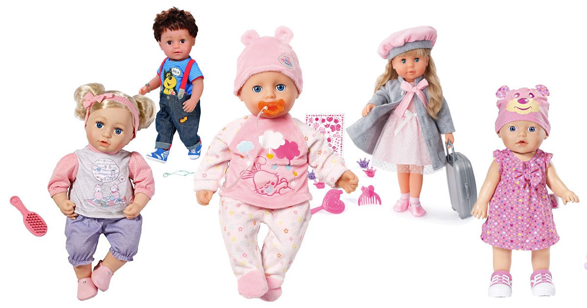 Zapf Creation Baby Annabell 7-teiliges Set für 36-43 cm große Puppen 
