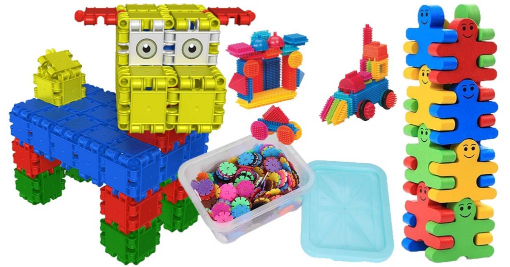 144x Kunststoff Bausteine Kinder Kind Puzzle pädagogisches Spielzeug Geschenk  ^ 