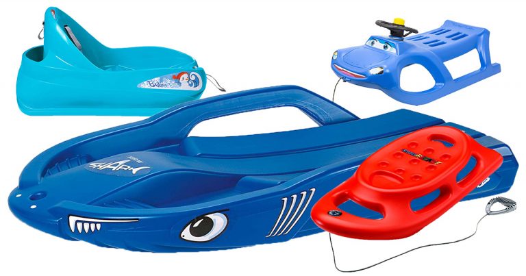 Kinderschlitten aus Kunststoff