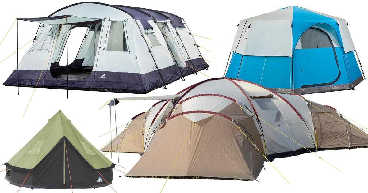 Tunnelzelt Campingzelt Familienzelt Gruppenzelt Camping Zelt 8-10 Personen
