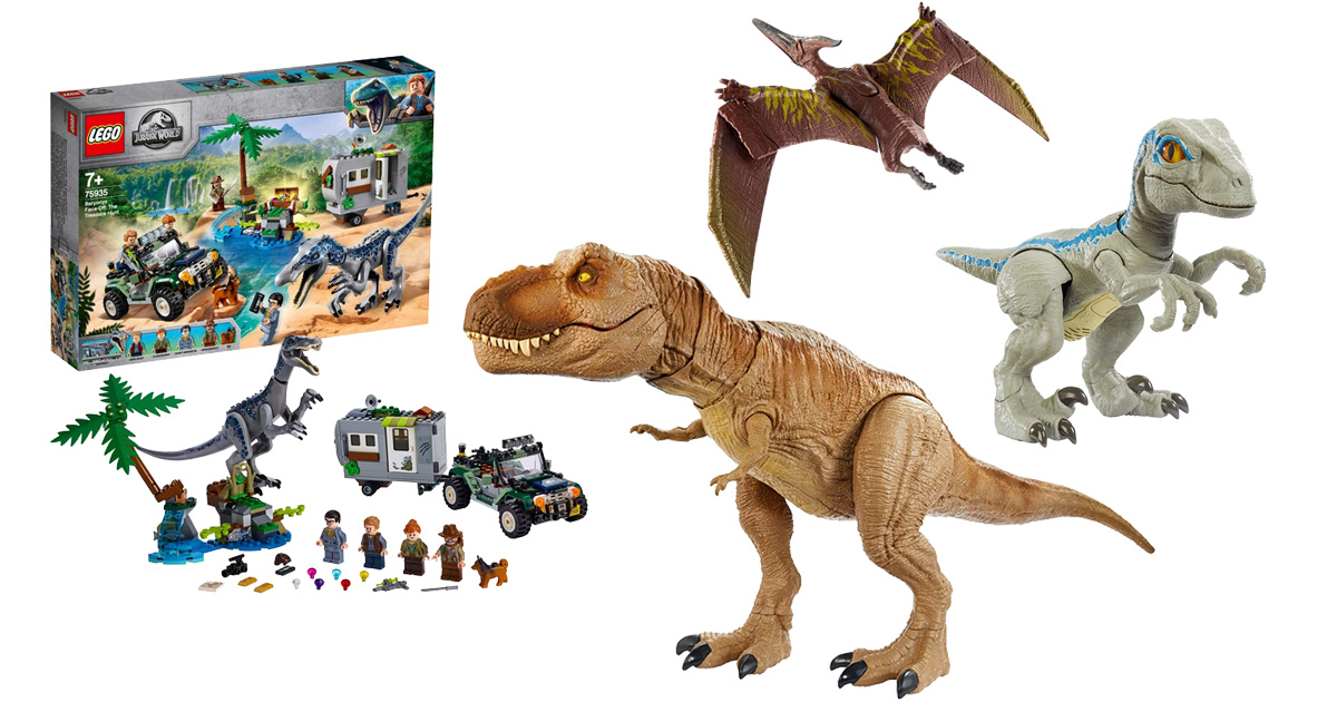 1-6 Jahre Dinosaurier Tyrannosaurus T-Rex Spielzeug Jurassic World Park für Lego 