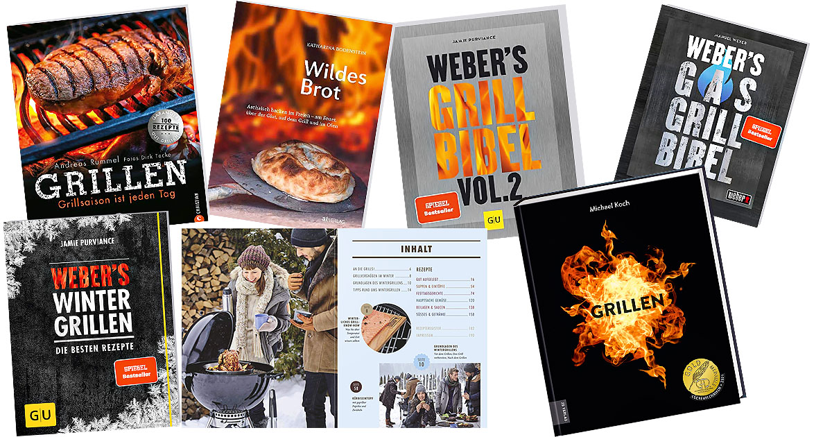 Die 9 besten Grill-Rezeptbücher