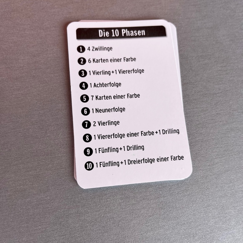 Die besten Phase 10 Spiele Vergleich 2025 Dad